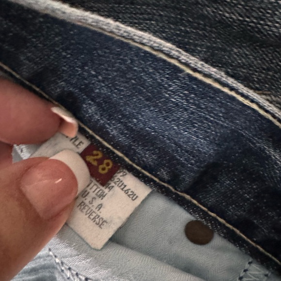 Seven for All Mankind Jeans Great China Wall
Denim Crystals Studs Size 29 - Picture 4 of 5